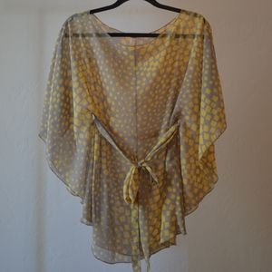 Poema Semi-Sheer Blouse